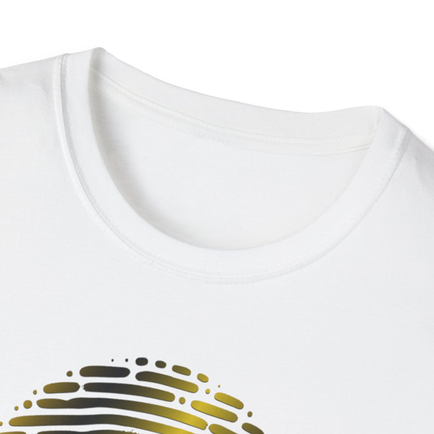 Unisex Softstyle T-Shirt featuring Fingerprint Cross Design - Faith, Religion, Christian Gift, Inspirational Tees, Everyday Wear