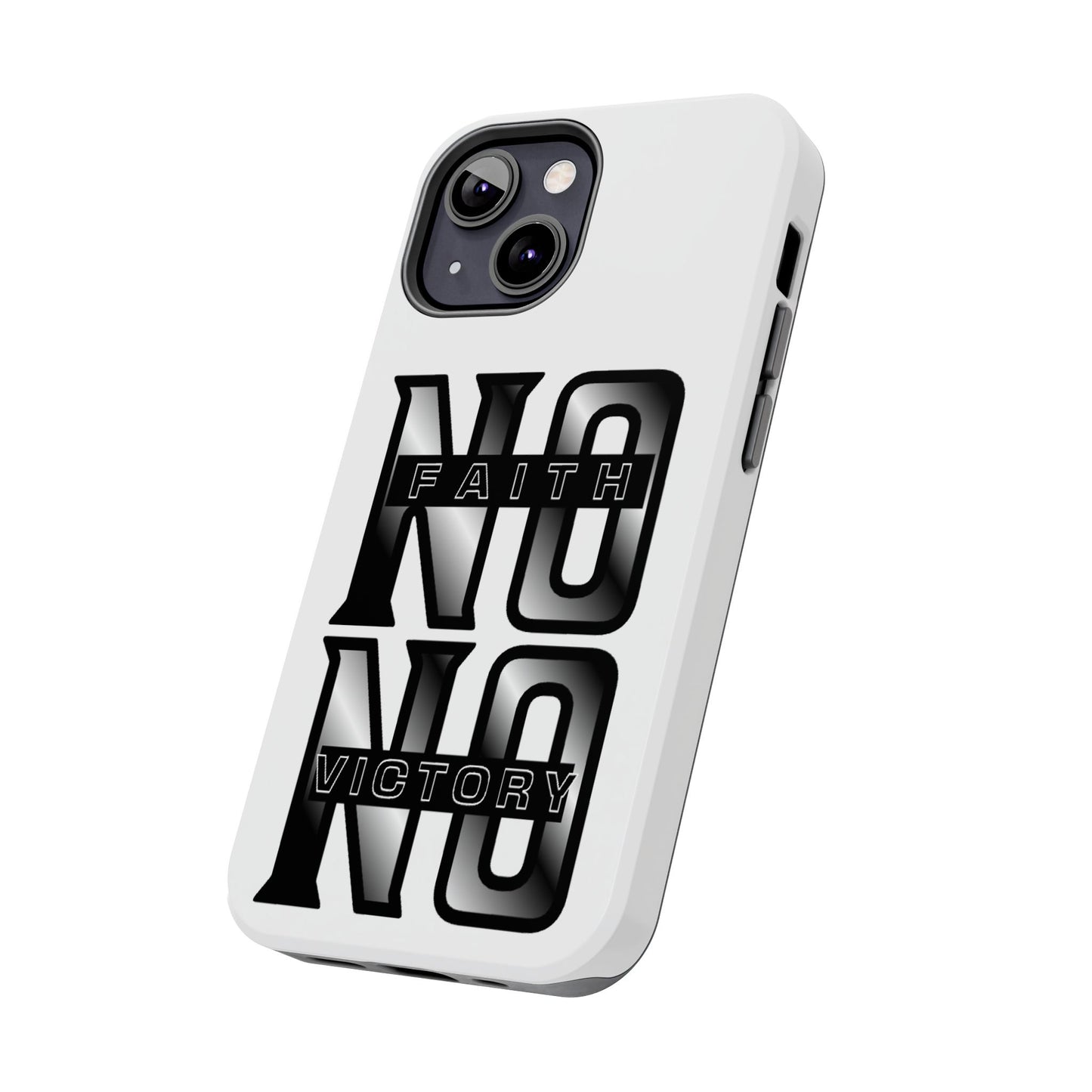 Faith No Victory Tough Phone Cases | Motivational Accessories, Unique Gift Ideas, Durable Phone Covers, Modern Design, Everyday Essentials