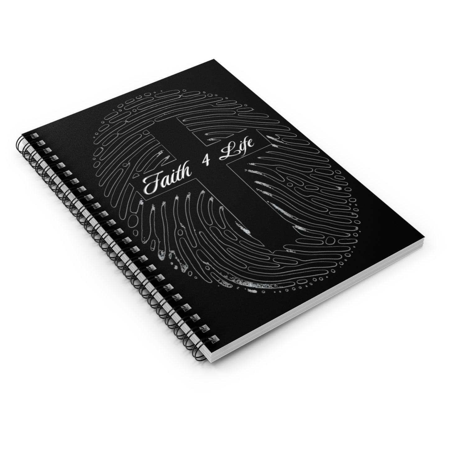Faith-Inspired Spiral Notebook | Christian Journal, Gift for Believers, Faithful Writing, Inspirational Stationery, Bible Study Notebook