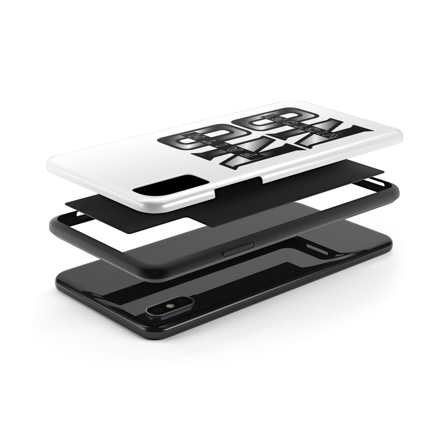 Faith No Victory Tough Phone Cases | Motivational Accessories, Unique Gift Ideas, Durable Phone Covers, Modern Design, Everyday Essentials
