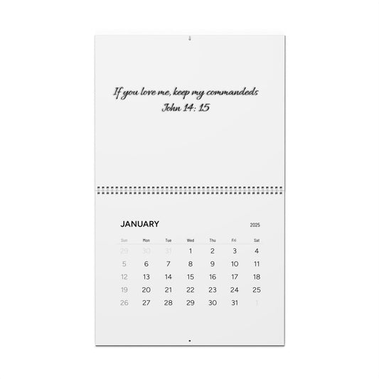 Inspirational Wall Calendar (2025) - Motivational Quotes for Daily Reflection, Desk Decor, Gift for Friends, Faith-Based Calendar