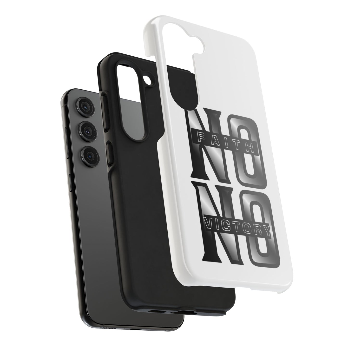 Faith No Victory Tough Phone Cases | Motivational Accessories, Unique Gift Ideas, Durable Phone Covers, Modern Design, Everyday Essentials