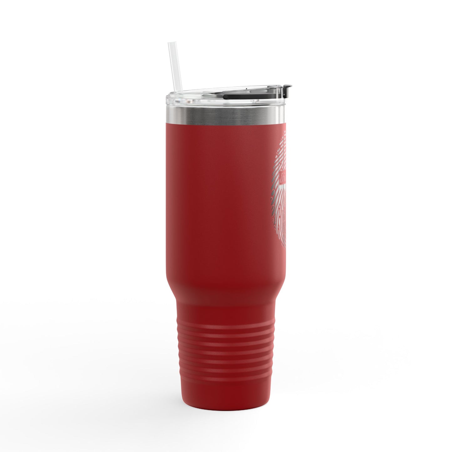 Faith-Inspired Insulated Travel Mug, 40oz - Personal Expression, with Fingerprint and Cross Design, Perfect for Daily Use, Gifts, Road [...]