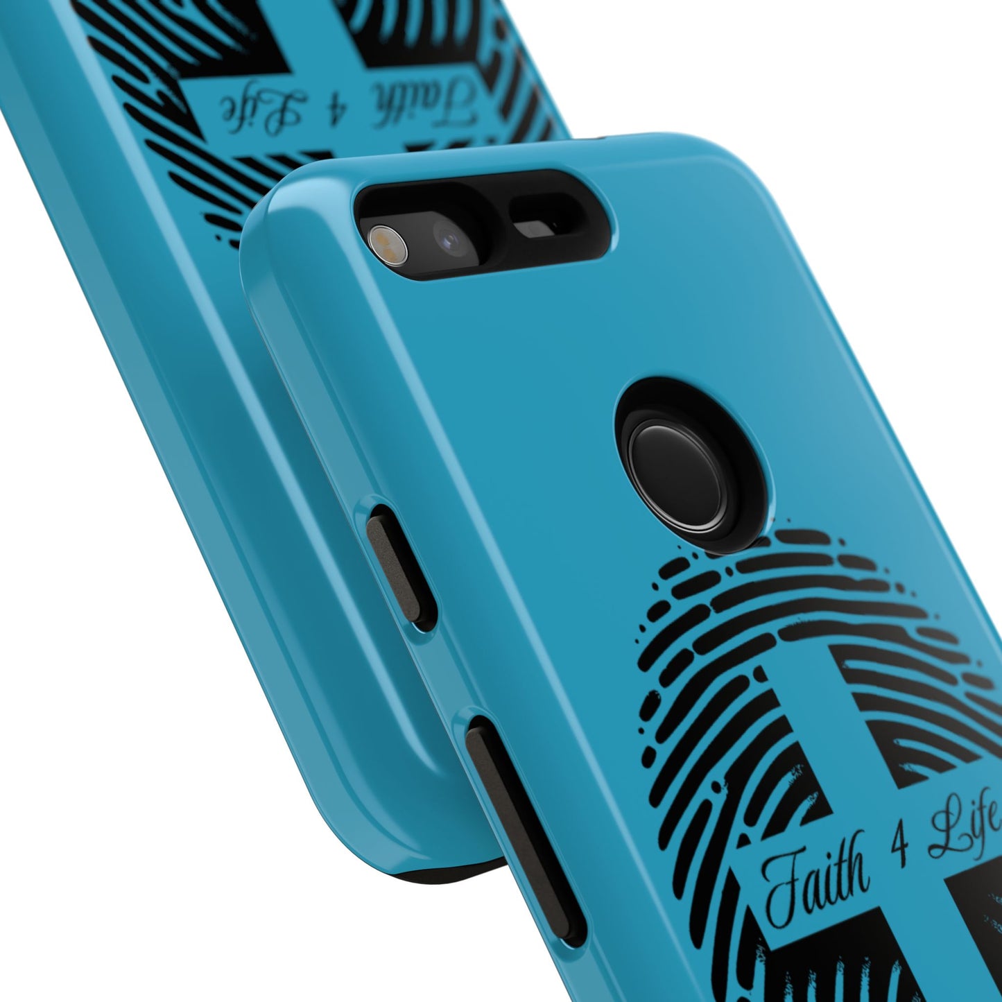 Faith-Inspired Tough Case for Phone, Cross Fingerprint Design, Durable Phone Case, Gift for Believers, Religious Accessory, Christian [...]
