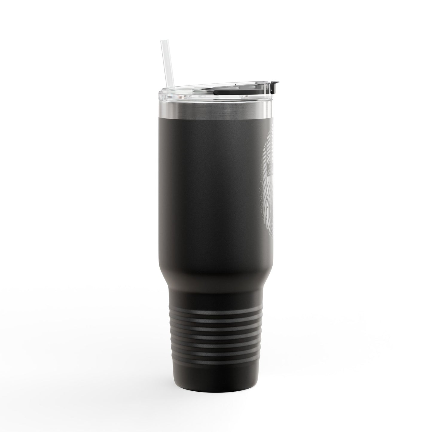 Faith-Inspired Insulated Travel Mug, 40oz - Personal Expression, with Fingerprint and Cross Design, Perfect for Daily Use, Gifts, Road [...]