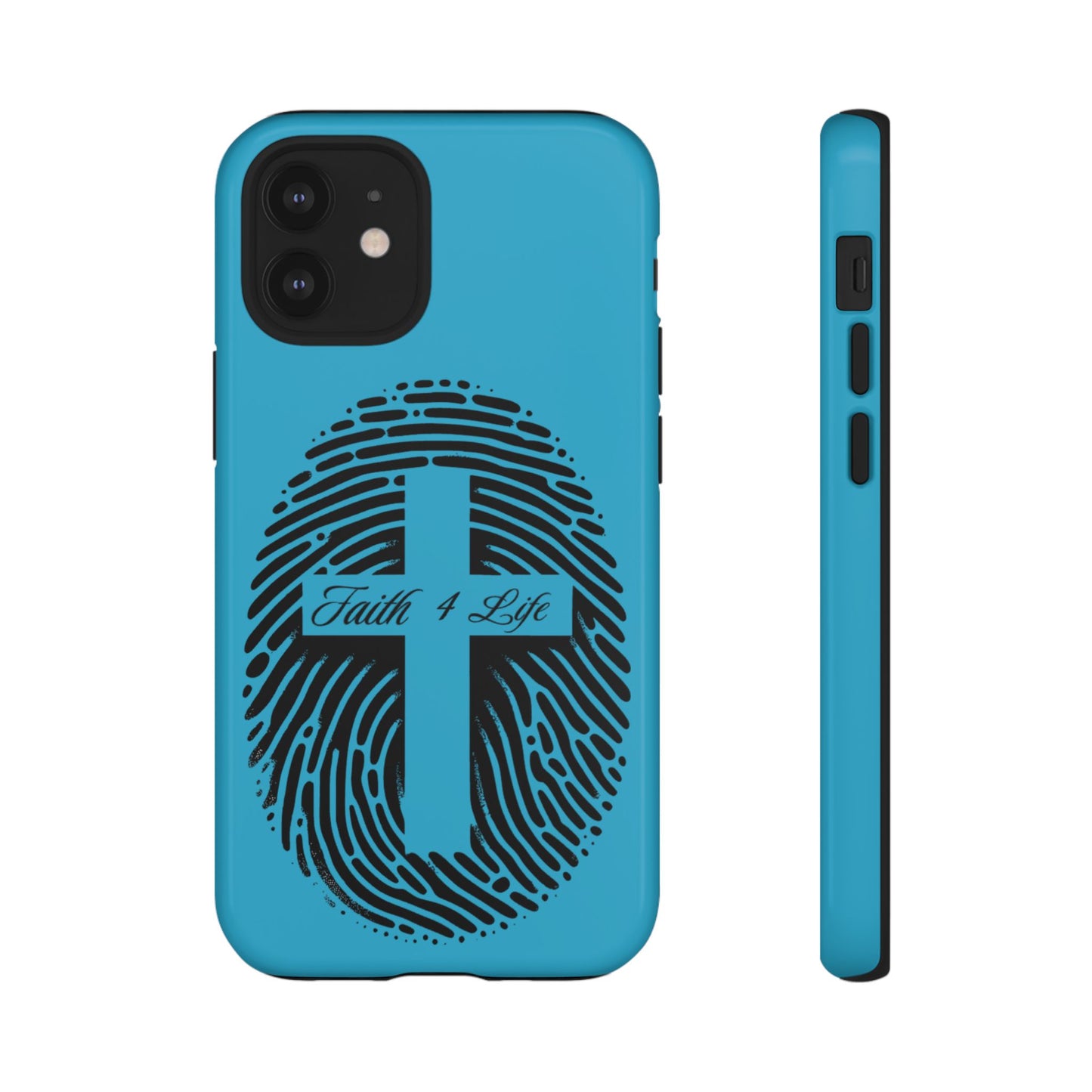 Faith-Inspired Tough Case for Phone, Cross Fingerprint Design, Durable Phone Case, Gift for Believers, Religious Accessory, Christian [...]