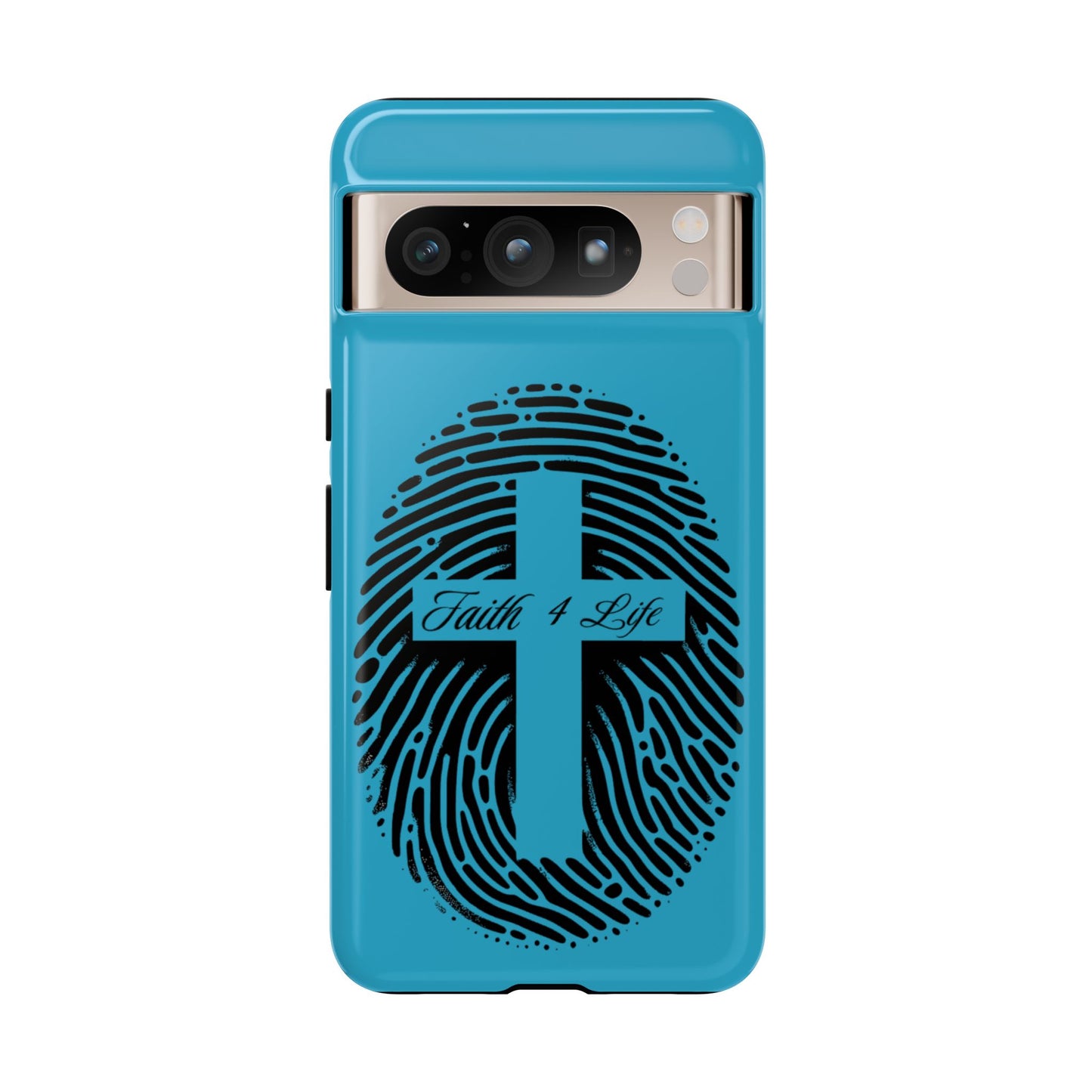 Faith-Inspired Tough Case for Phone, Cross Fingerprint Design, Durable Phone Case, Gift for Believers, Religious Accessory, Christian [...]
