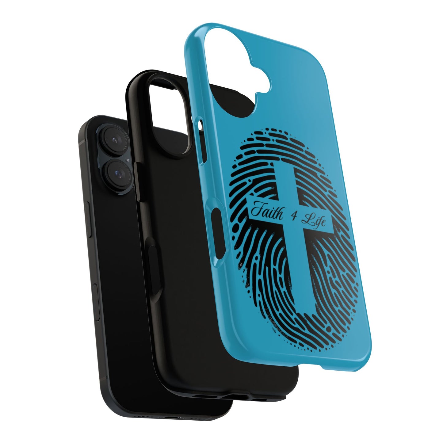 Faith-Inspired Tough Case for Phone, Cross Fingerprint Design, Durable Phone Case, Gift for Believers, Religious Accessory, Christian [...]