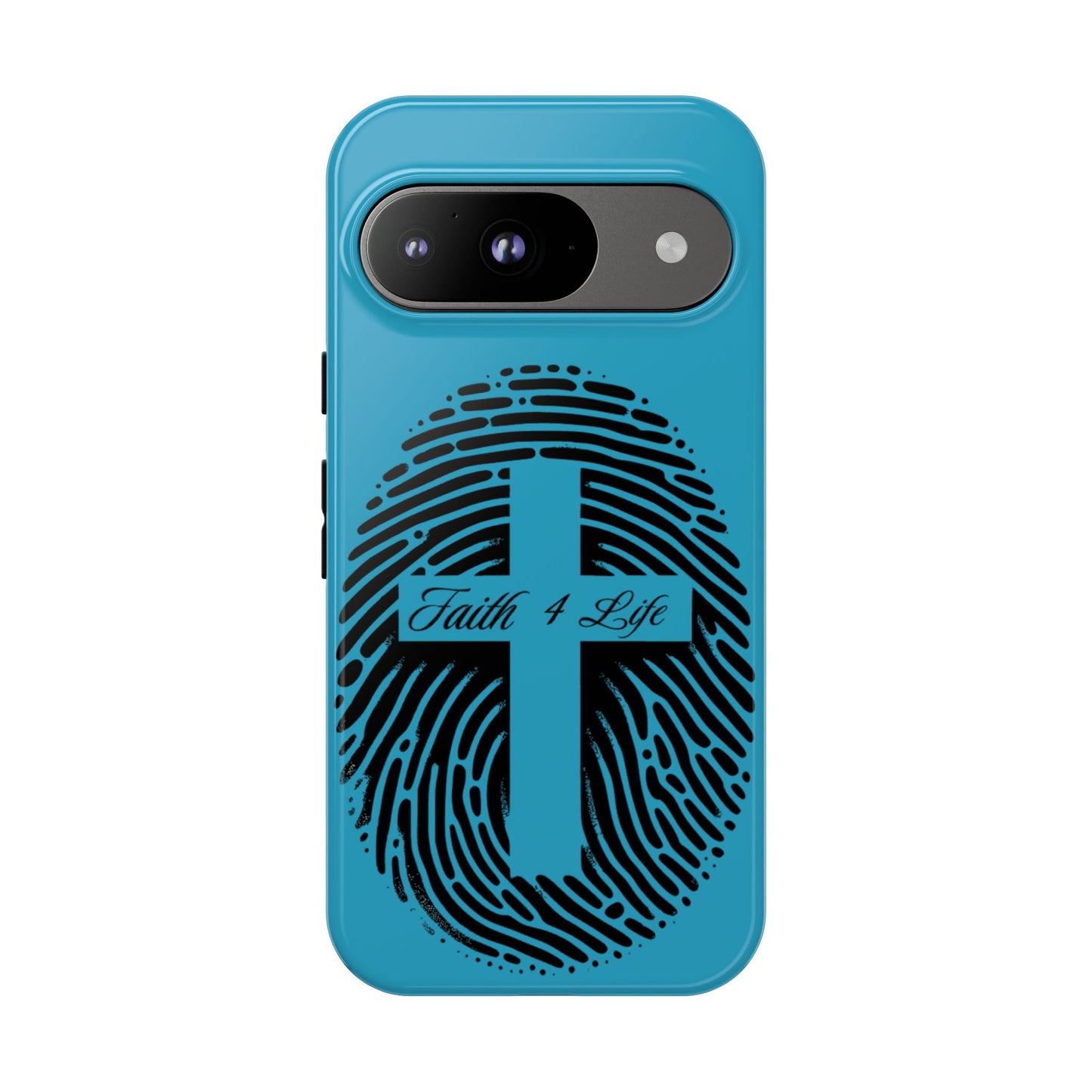 Faith-Inspired Tough Case for Phone, Cross Fingerprint Design, Durable Phone Case, Gift for Believers, Religious Accessory, Christian [...]