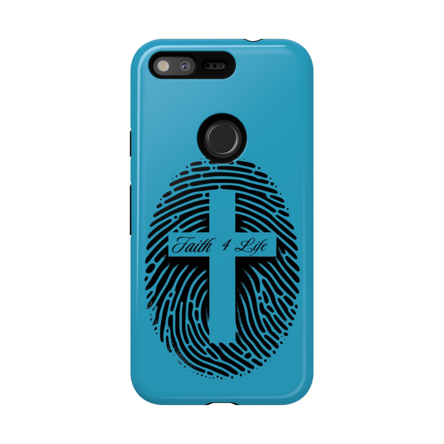 Faith-Inspired Tough Case for Phone, Cross Fingerprint Design, Durable Phone Case, Gift for Believers, Religious Accessory, Christian [...]