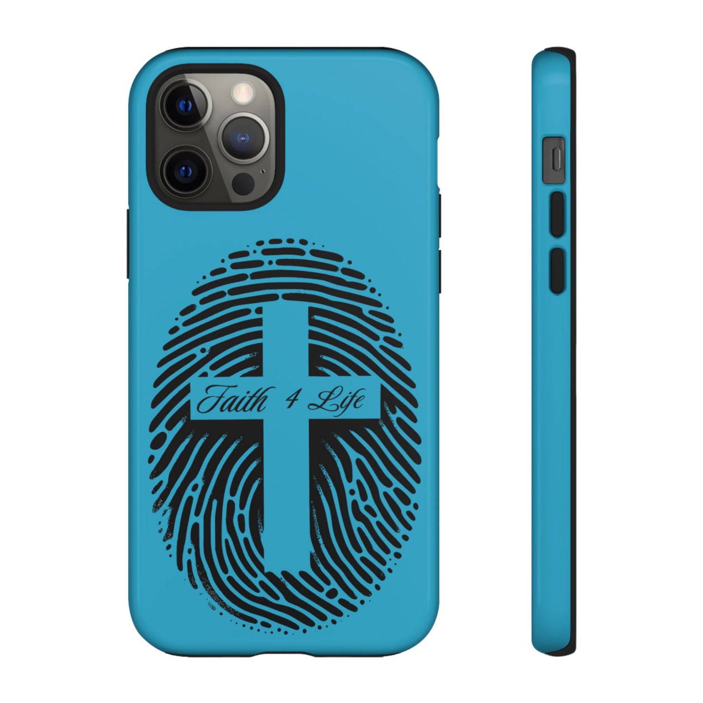 Faith-Inspired Tough Case for Phone, Cross Fingerprint Design, Durable Phone Case, Gift for Believers, Religious Accessory, Christian [...]