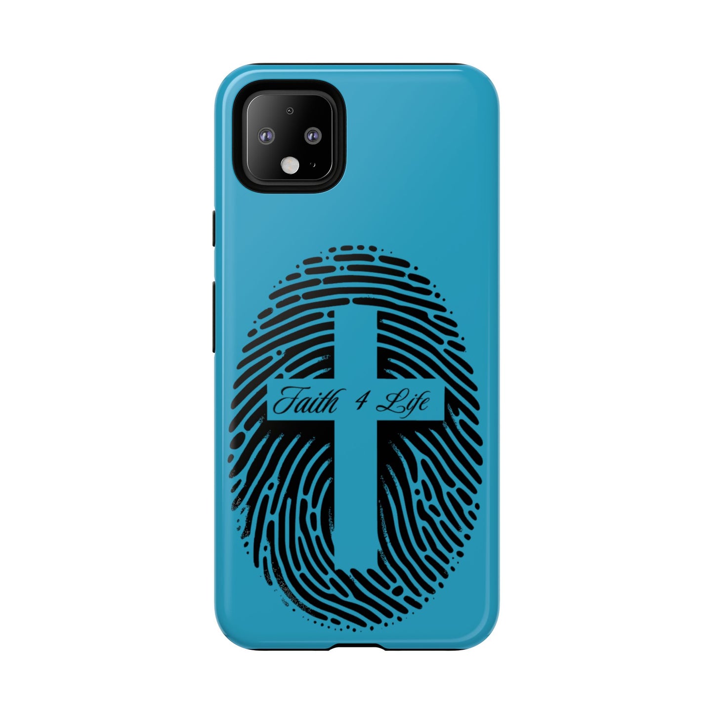 Faith-Inspired Tough Case for Phone, Cross Fingerprint Design, Durable Phone Case, Gift for Believers, Religious Accessory, Christian [...]