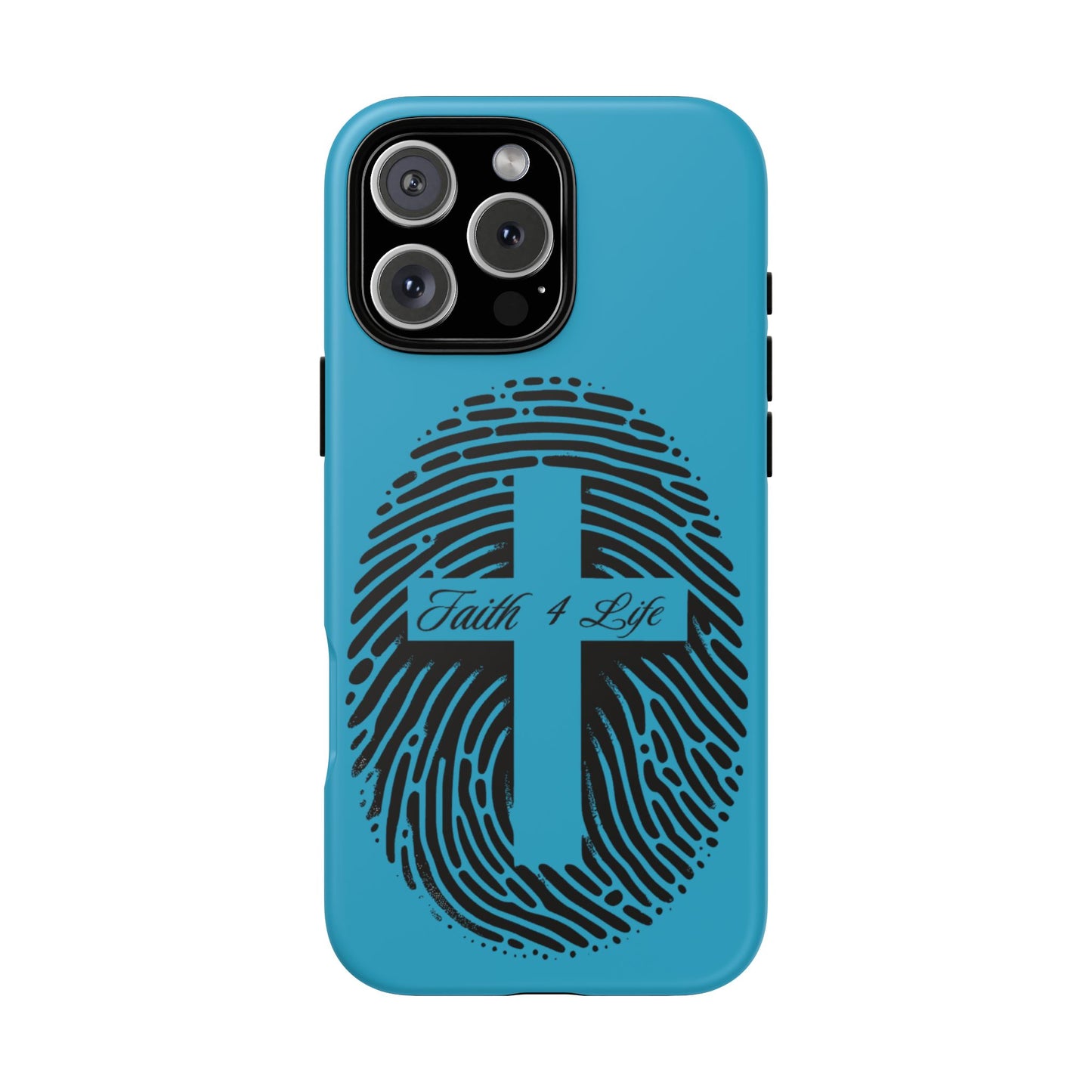 Faith-Inspired Tough Case for Phone, Cross Fingerprint Design, Durable Phone Case, Gift for Believers, Religious Accessory, Christian [...]