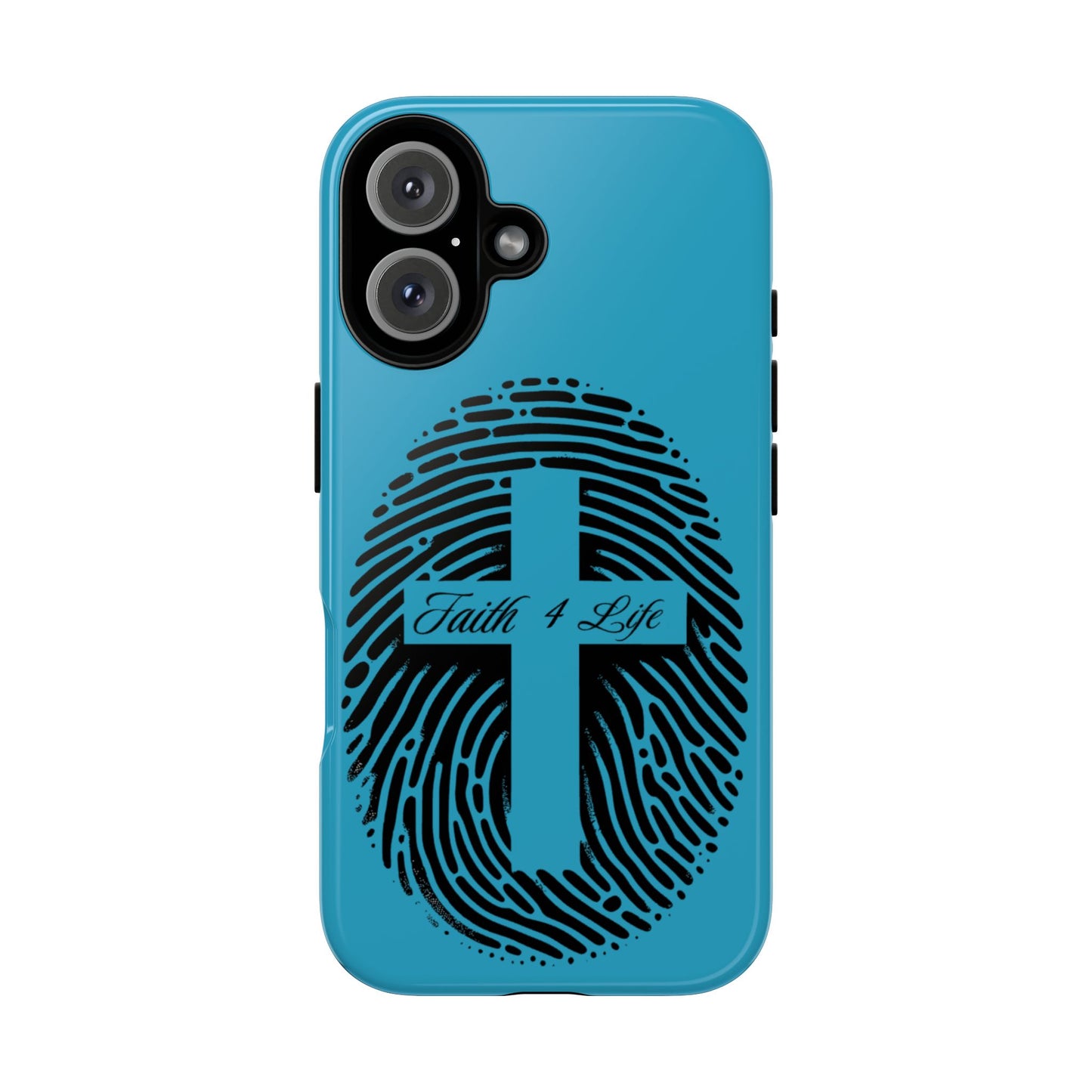 Faith-Inspired Tough Case for Phone, Cross Fingerprint Design, Durable Phone Case, Gift for Believers, Religious Accessory, Christian [...]
