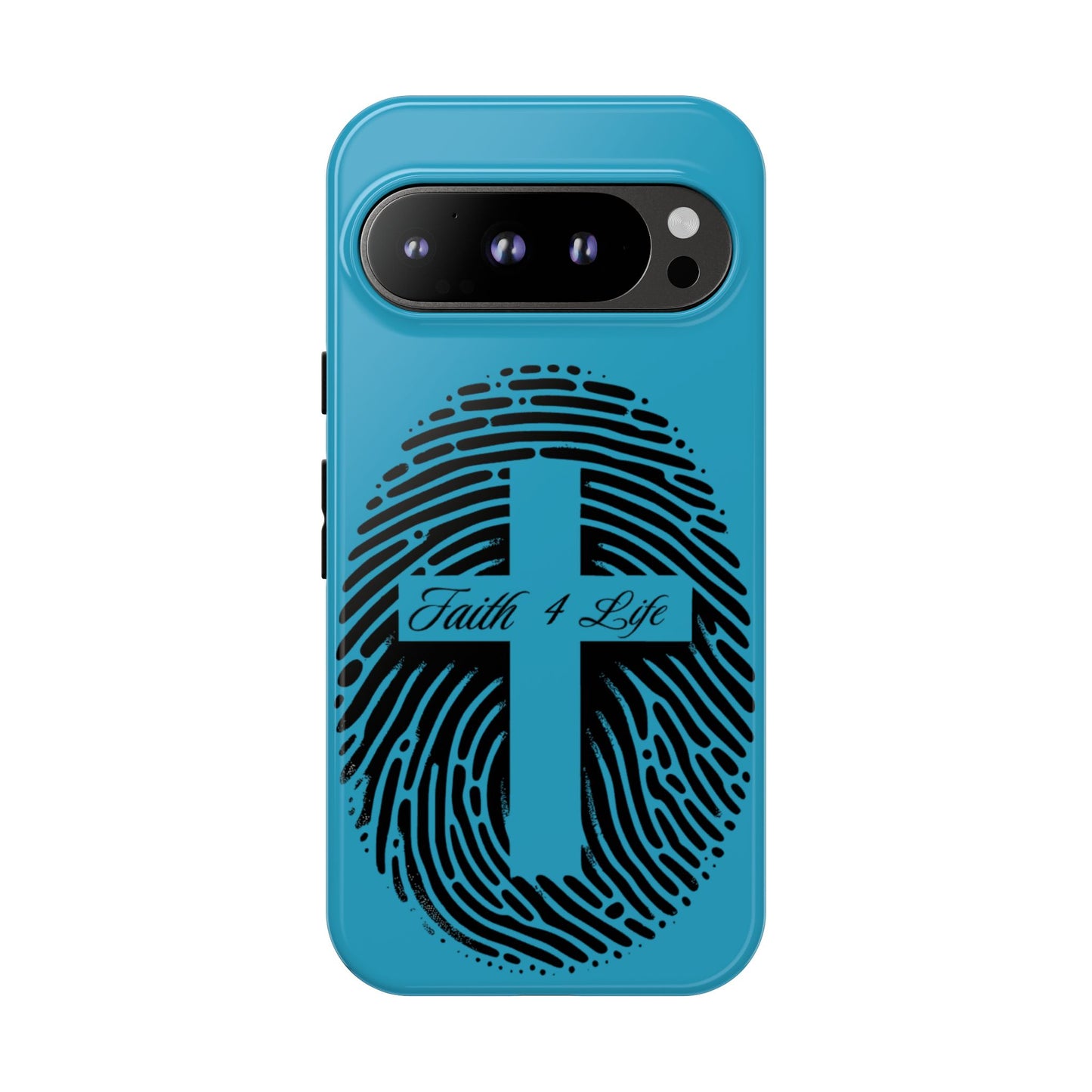 Faith-Inspired Tough Case for Phone, Cross Fingerprint Design, Durable Phone Case, Gift for Believers, Religious Accessory, Christian [...]