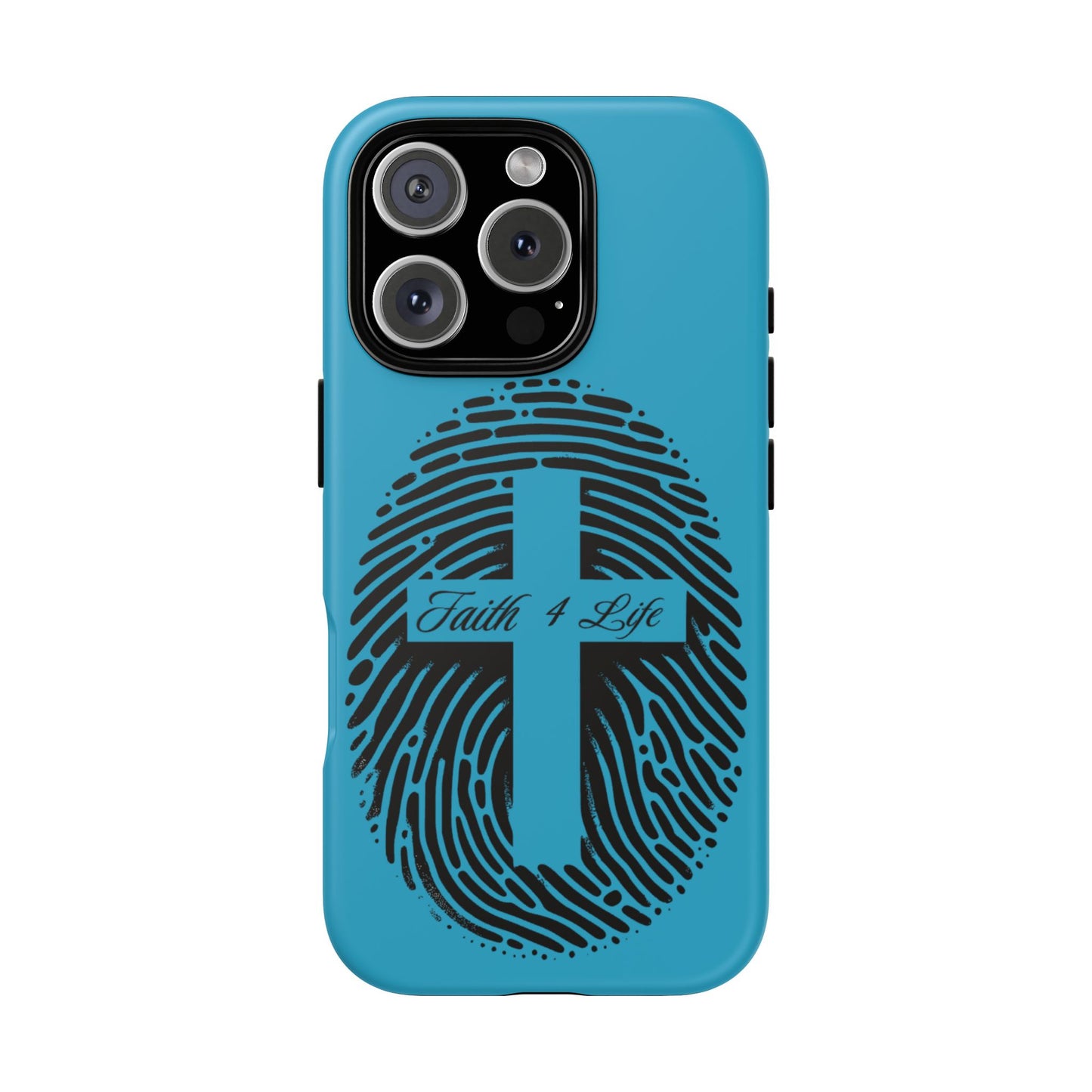 Faith-Inspired Tough Case for Phone, Cross Fingerprint Design, Durable Phone Case, Gift for Believers, Religious Accessory, Christian [...]