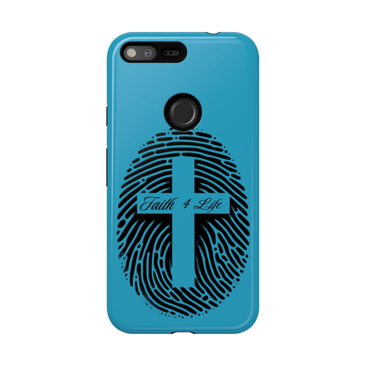 Faith-Inspired Tough Case for Phone, Cross Fingerprint Design, Durable Phone Case, Gift for Believers, Religious Accessory, Christian [...]