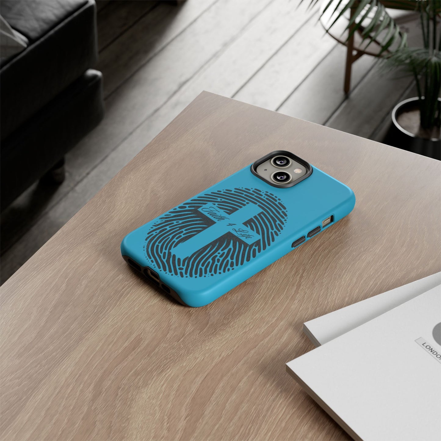 Faith-Inspired Tough Case for Phone, Cross Fingerprint Design, Durable Phone Case, Gift for Believers, Religious Accessory, Christian [...]