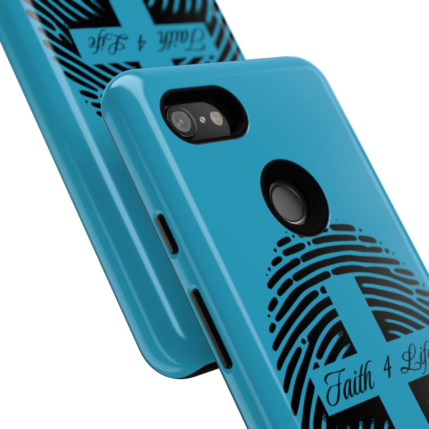 Faith-Inspired Tough Case for Phone, Cross Fingerprint Design, Durable Phone Case, Gift for Believers, Religious Accessory, Christian [...]