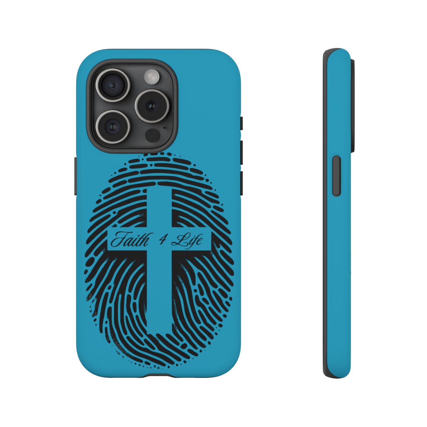 Faith-Inspired Tough Case for Phone, Cross Fingerprint Design, Durable Phone Case, Gift for Believers, Religious Accessory, Christian [...]