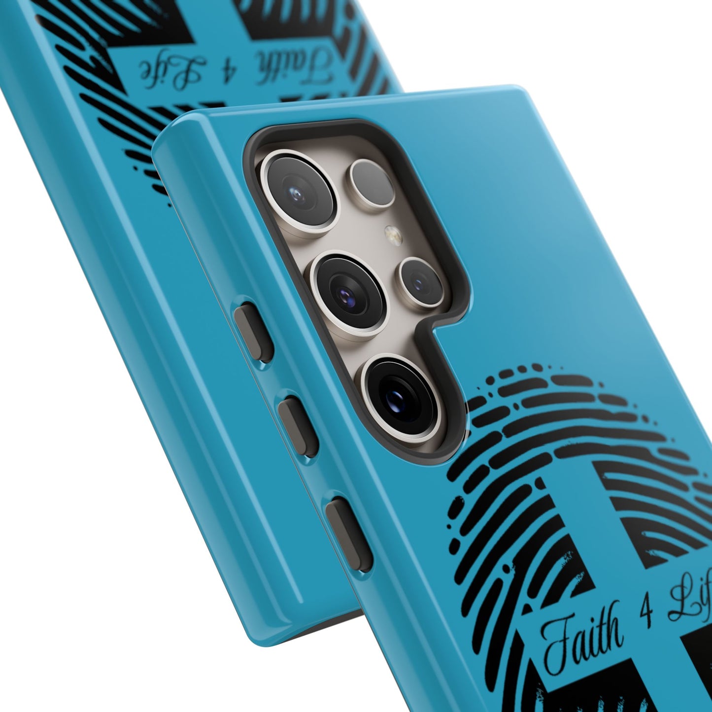 Faith-Inspired Tough Case for Phone, Cross Fingerprint Design, Durable Phone Case, Gift for Believers, Religious Accessory, Christian [...]