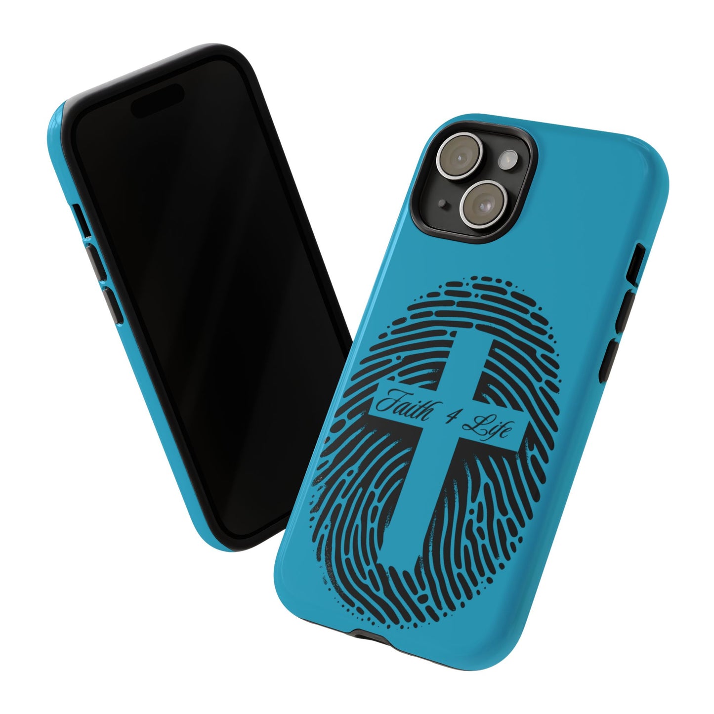 Faith-Inspired Tough Case for Phone, Cross Fingerprint Design, Durable Phone Case, Gift for Believers, Religious Accessory, Christian [...]