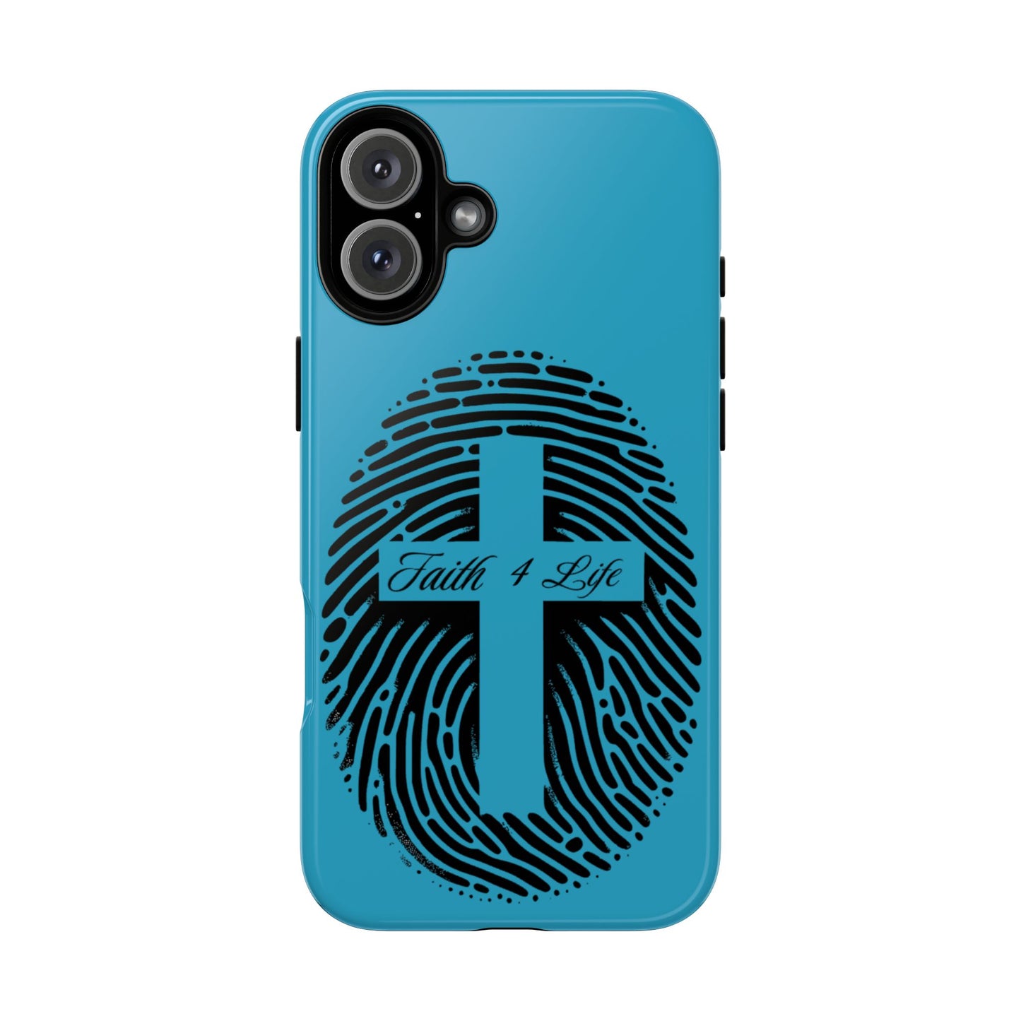 Faith-Inspired Tough Case for Phone, Cross Fingerprint Design, Durable Phone Case, Gift for Believers, Religious Accessory, Christian [...]