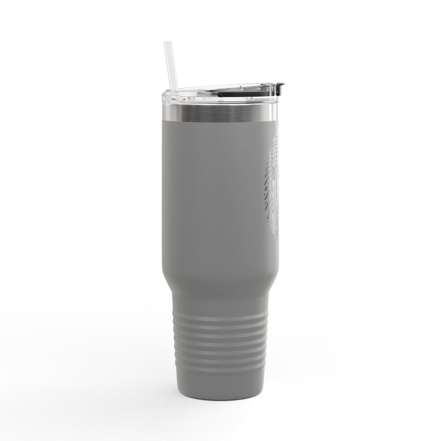 Faith-Inspired Insulated Travel Mug, 40oz - Personal Expression, with Fingerprint and Cross Design, Perfect for Daily Use, Gifts, Road [...]