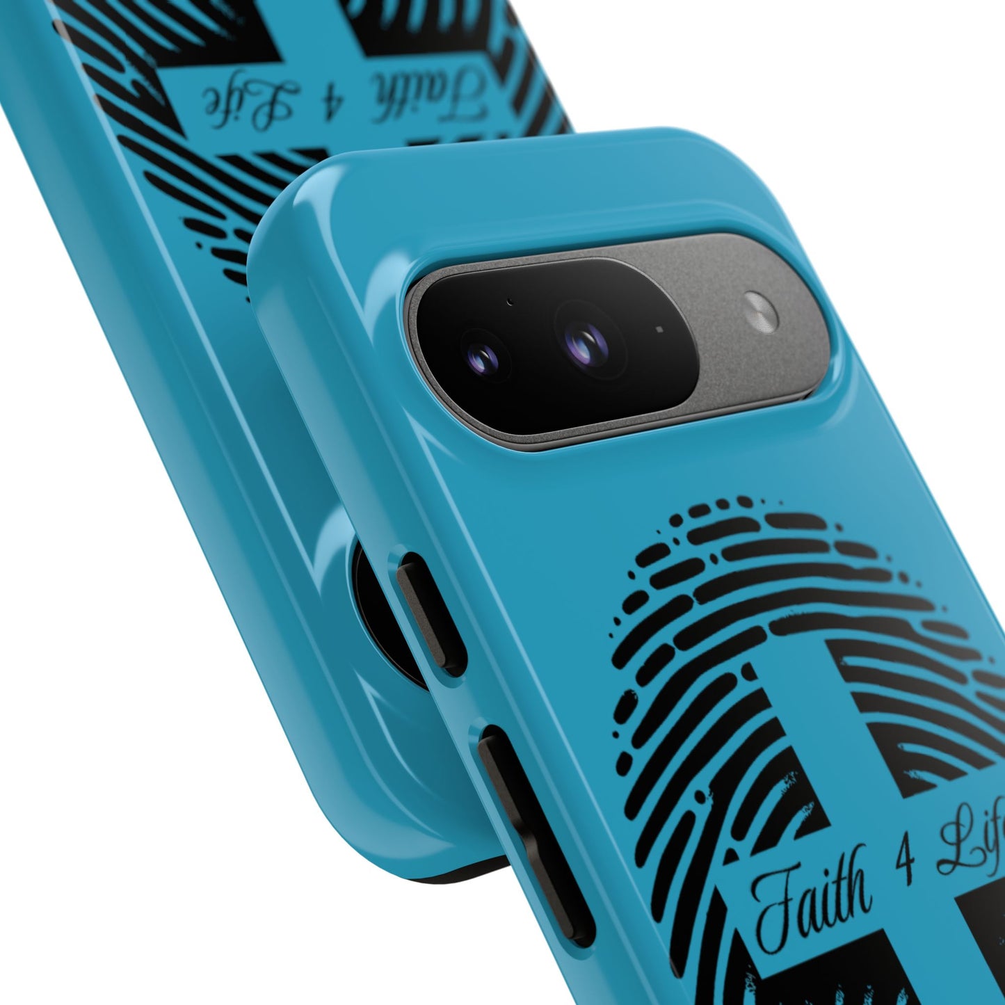 Faith-Inspired Tough Case for Phone, Cross Fingerprint Design, Durable Phone Case, Gift for Believers, Religious Accessory, Christian [...]