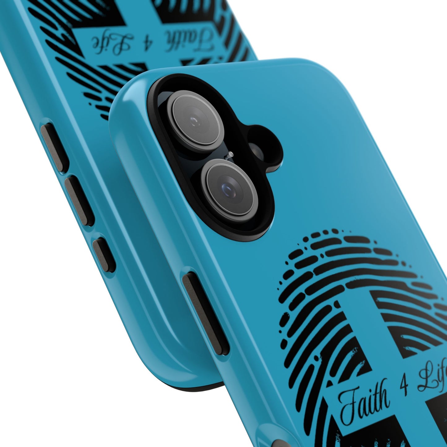 Faith-Inspired Tough Case for Phone, Cross Fingerprint Design, Durable Phone Case, Gift for Believers, Religious Accessory, Christian [...]