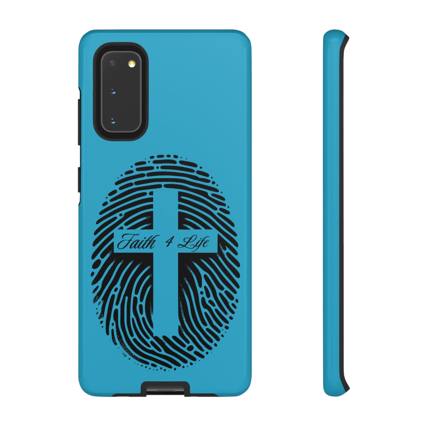 Faith-Inspired Tough Case for Phone, Cross Fingerprint Design, Durable Phone Case, Gift for Believers, Religious Accessory, Christian [...]