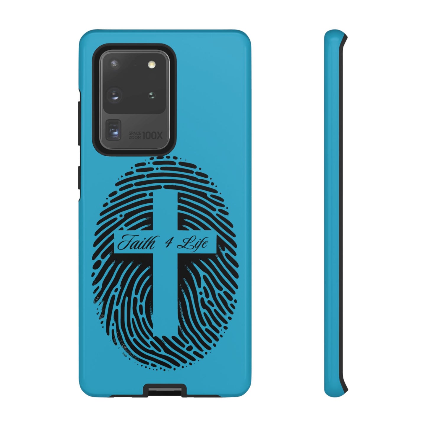 Faith-Inspired Tough Case for Phone, Cross Fingerprint Design, Durable Phone Case, Gift for Believers, Religious Accessory, Christian [...]