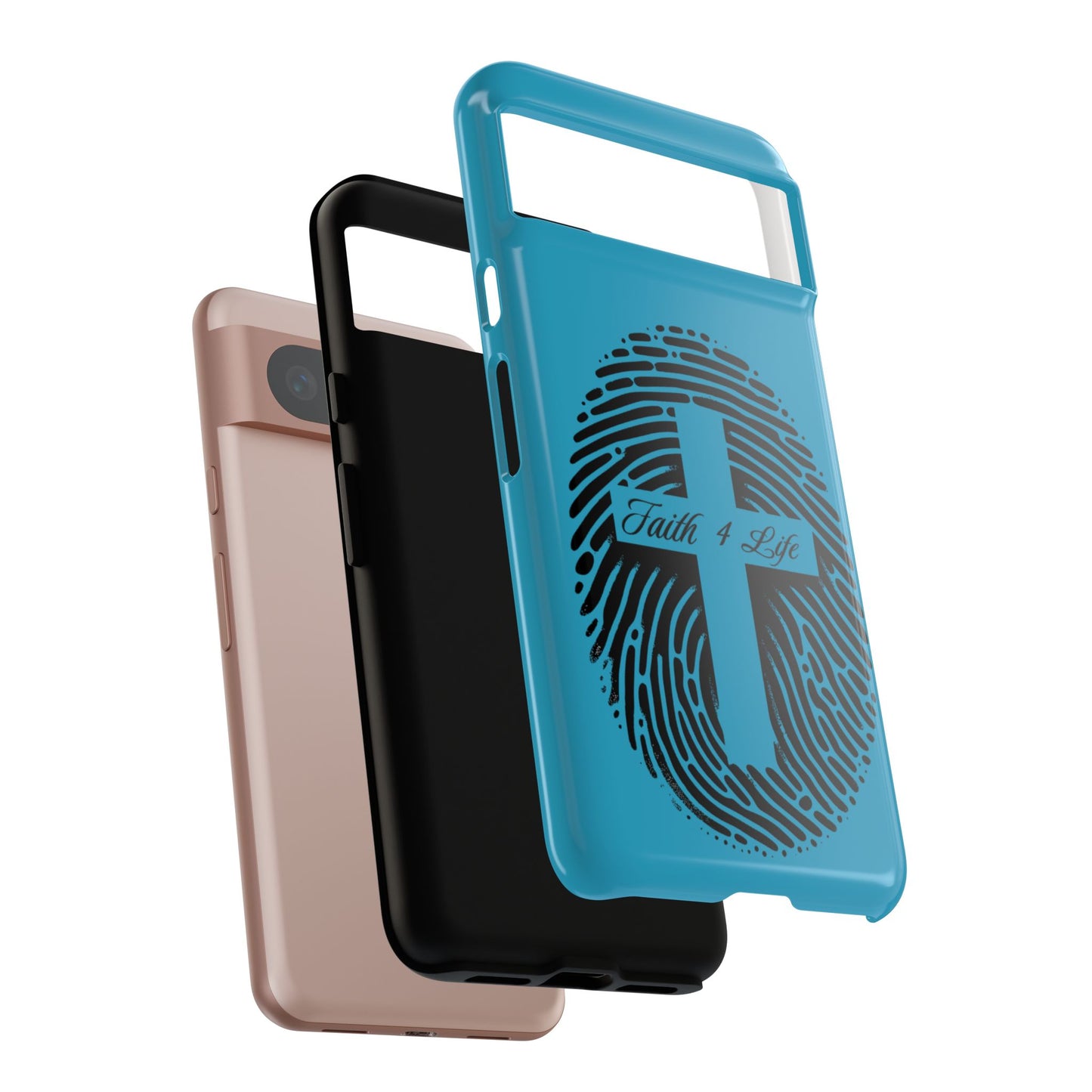 Faith-Inspired Tough Case for Phone, Cross Fingerprint Design, Durable Phone Case, Gift for Believers, Religious Accessory, Christian [...]