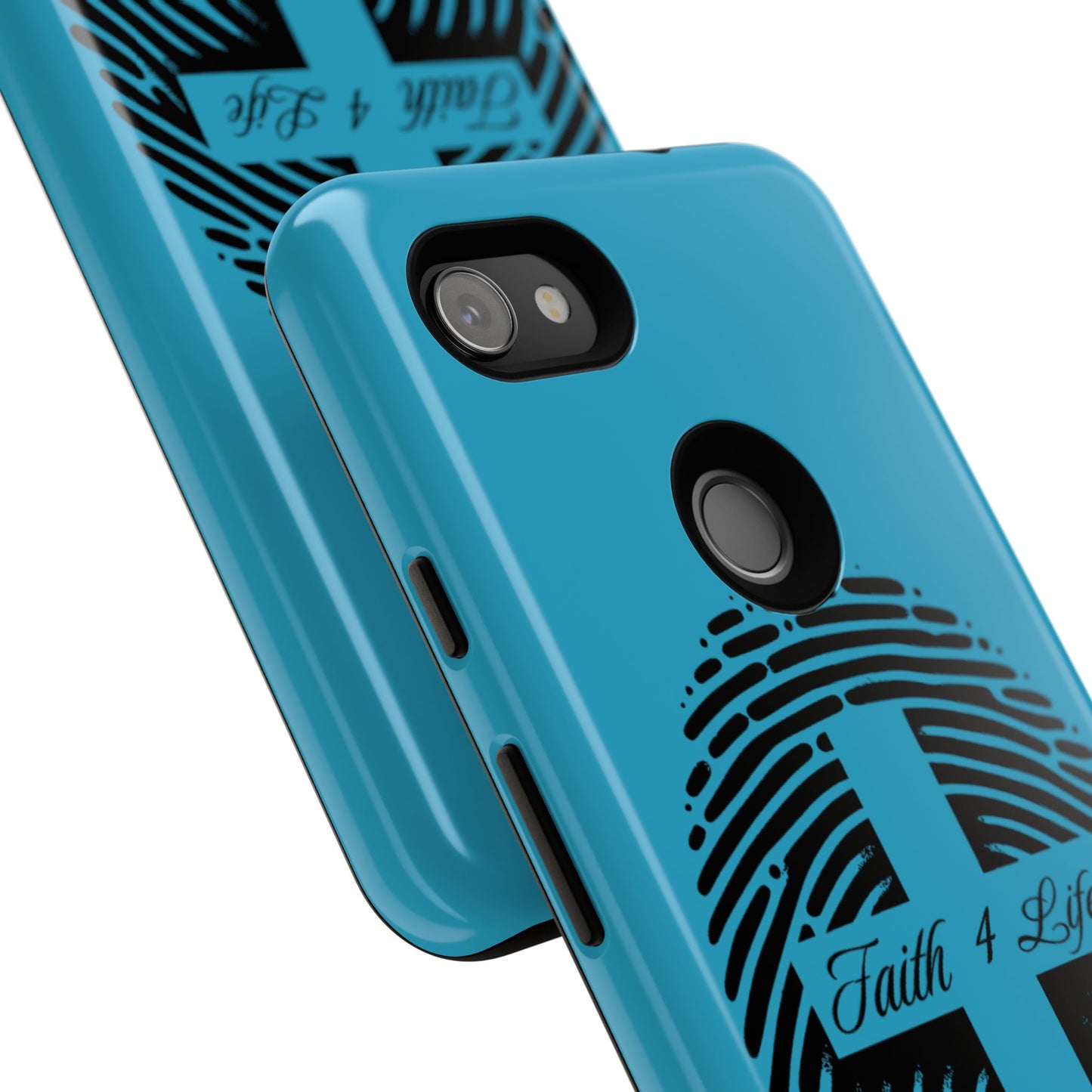 Faith-Inspired Tough Case for Phone, Cross Fingerprint Design, Durable Phone Case, Gift for Believers, Religious Accessory, Christian [...]