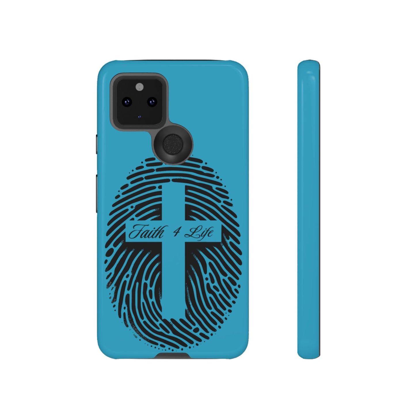 Faith-Inspired Tough Case for Phone, Cross Fingerprint Design, Durable Phone Case, Gift for Believers, Religious Accessory, Christian [...]