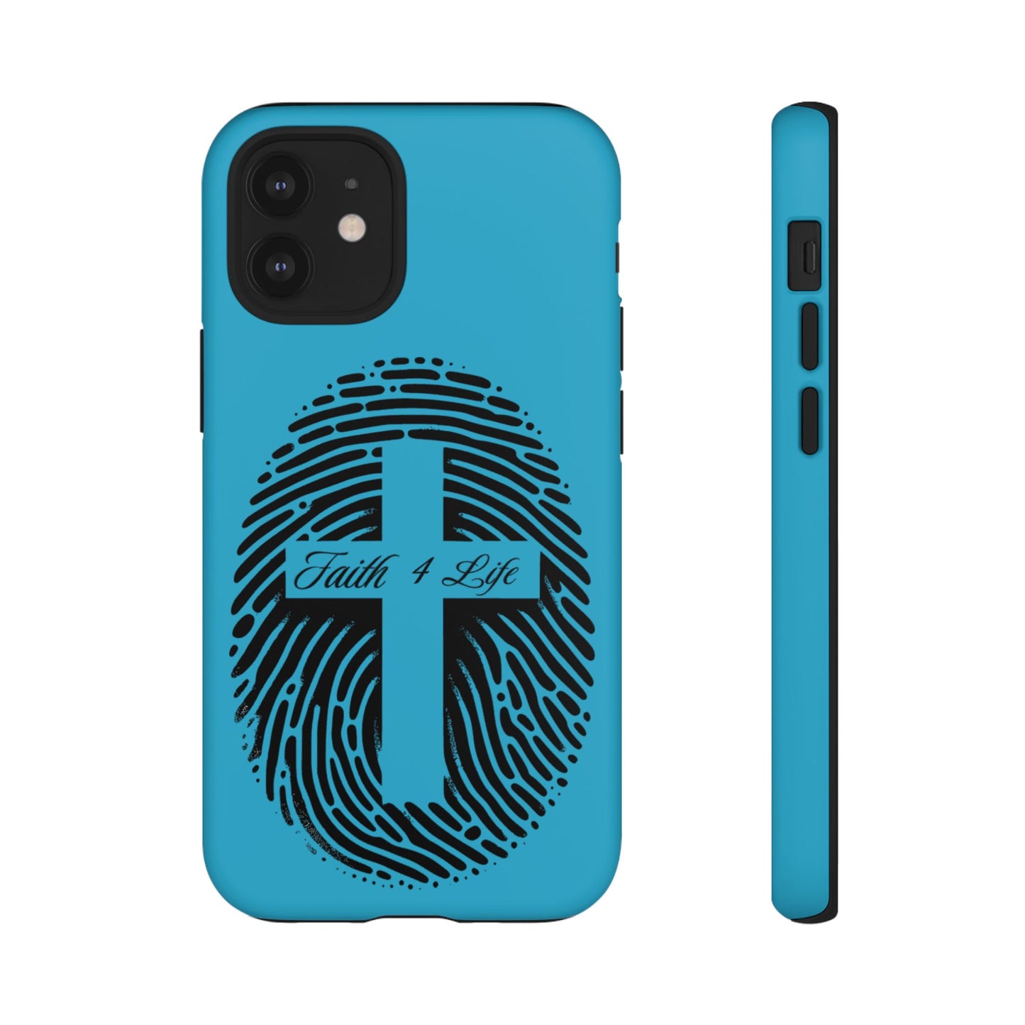 Faith-Inspired Tough Case for Phone, Cross Fingerprint Design, Durable Phone Case, Gift for Believers, Religious Accessory, Christian [...]