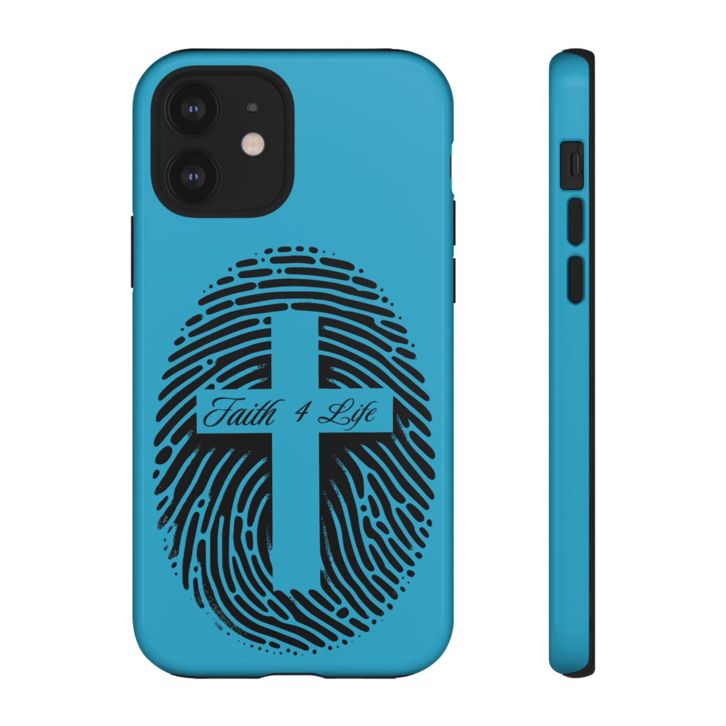 Faith-Inspired Tough Case for Phone, Cross Fingerprint Design, Durable Phone Case, Gift for Believers, Religious Accessory, Christian [...]