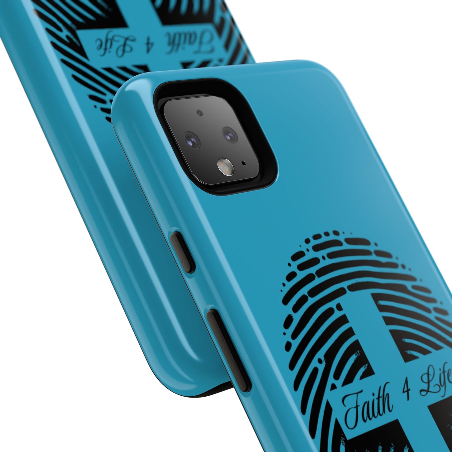 Faith-Inspired Tough Case for Phone, Cross Fingerprint Design, Durable Phone Case, Gift for Believers, Religious Accessory, Christian [...]