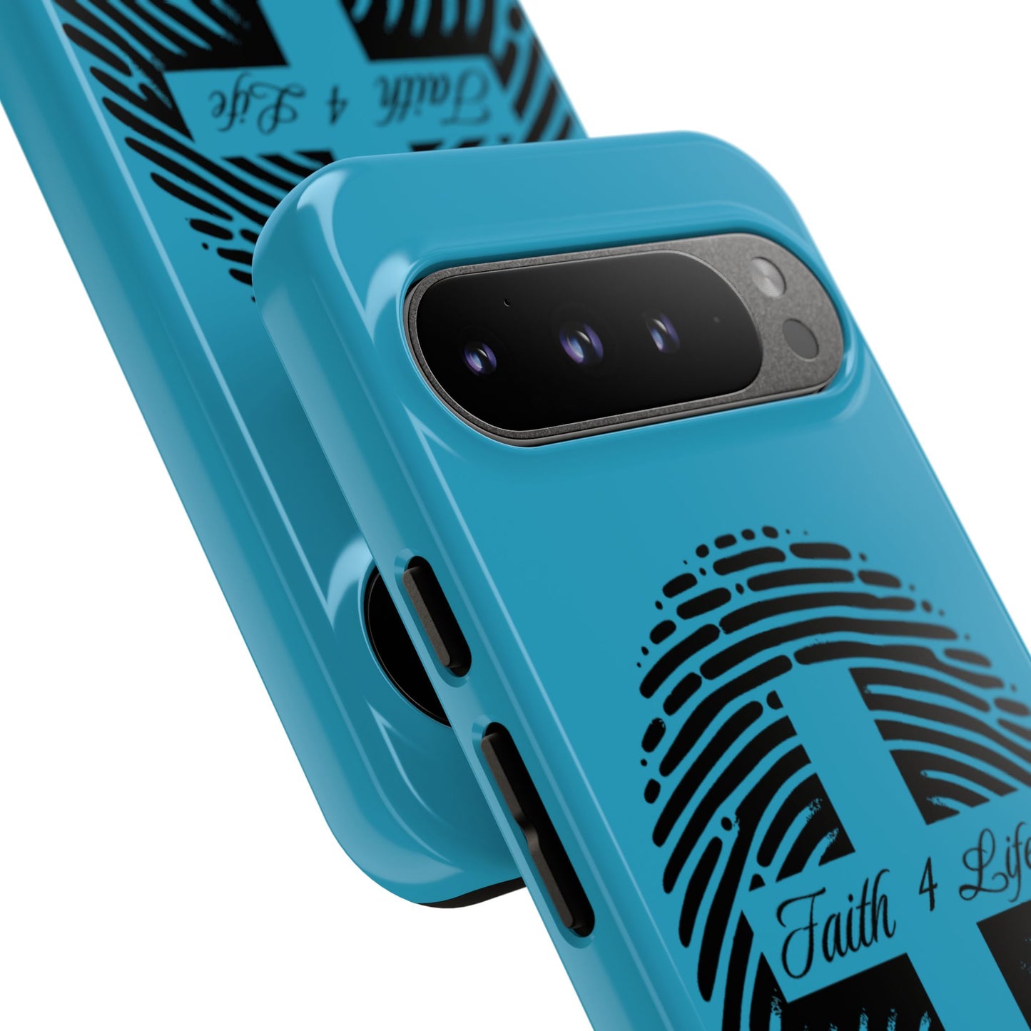 Faith-Inspired Tough Case for Phone, Cross Fingerprint Design, Durable Phone Case, Gift for Believers, Religious Accessory, Christian [...]