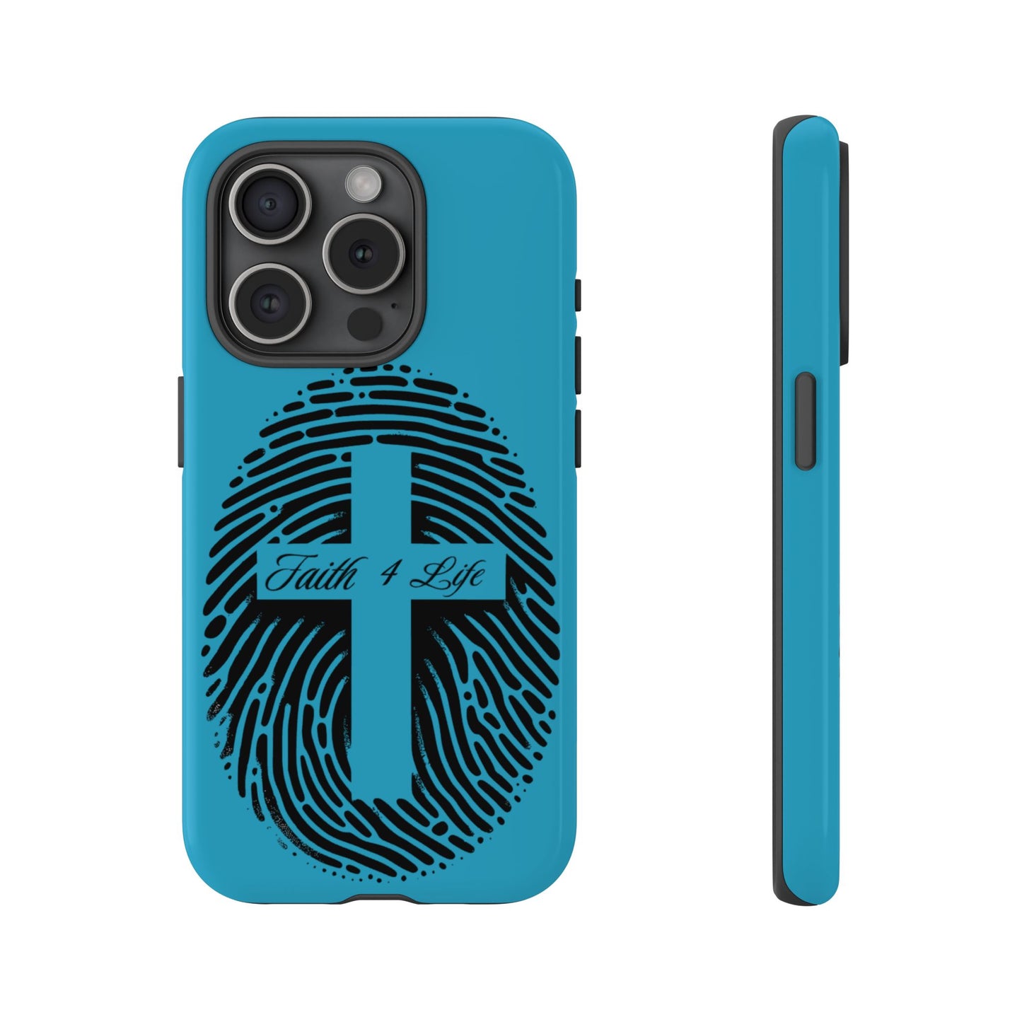 Faith-Inspired Tough Case for Phone, Cross Fingerprint Design, Durable Phone Case, Gift for Believers, Religious Accessory, Christian [...]