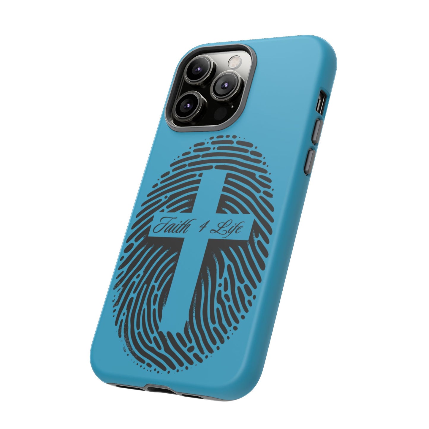 Faith-Inspired Tough Case for Phone, Cross Fingerprint Design, Durable Phone Case, Gift for Believers, Religious Accessory, Christian [...]