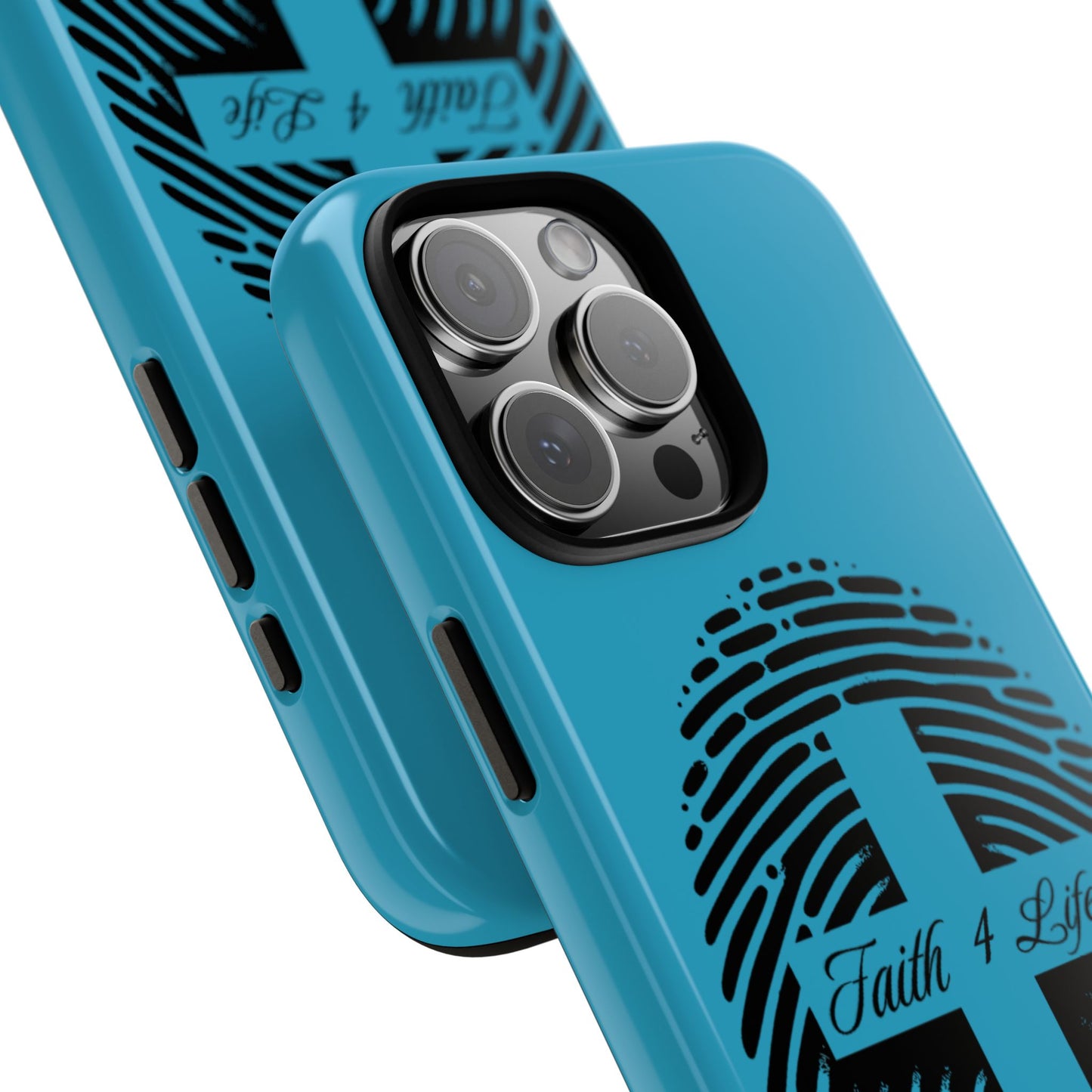 Faith-Inspired Tough Case for Phone, Cross Fingerprint Design, Durable Phone Case, Gift for Believers, Religious Accessory, Christian [...]