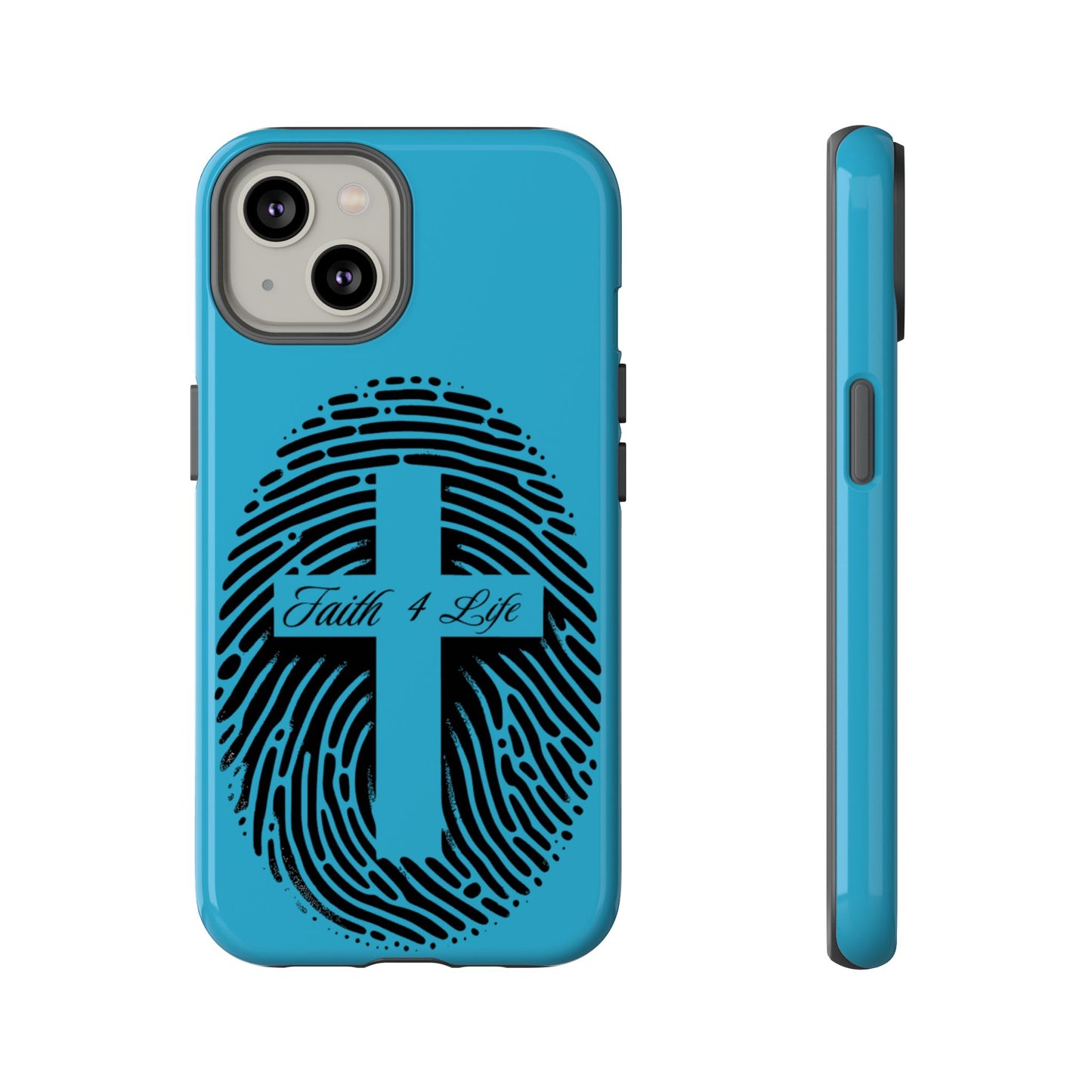 Faith-Inspired Tough Case for Phone, Cross Fingerprint Design, Durable Phone Case, Gift for Believers, Religious Accessory, Christian [...]