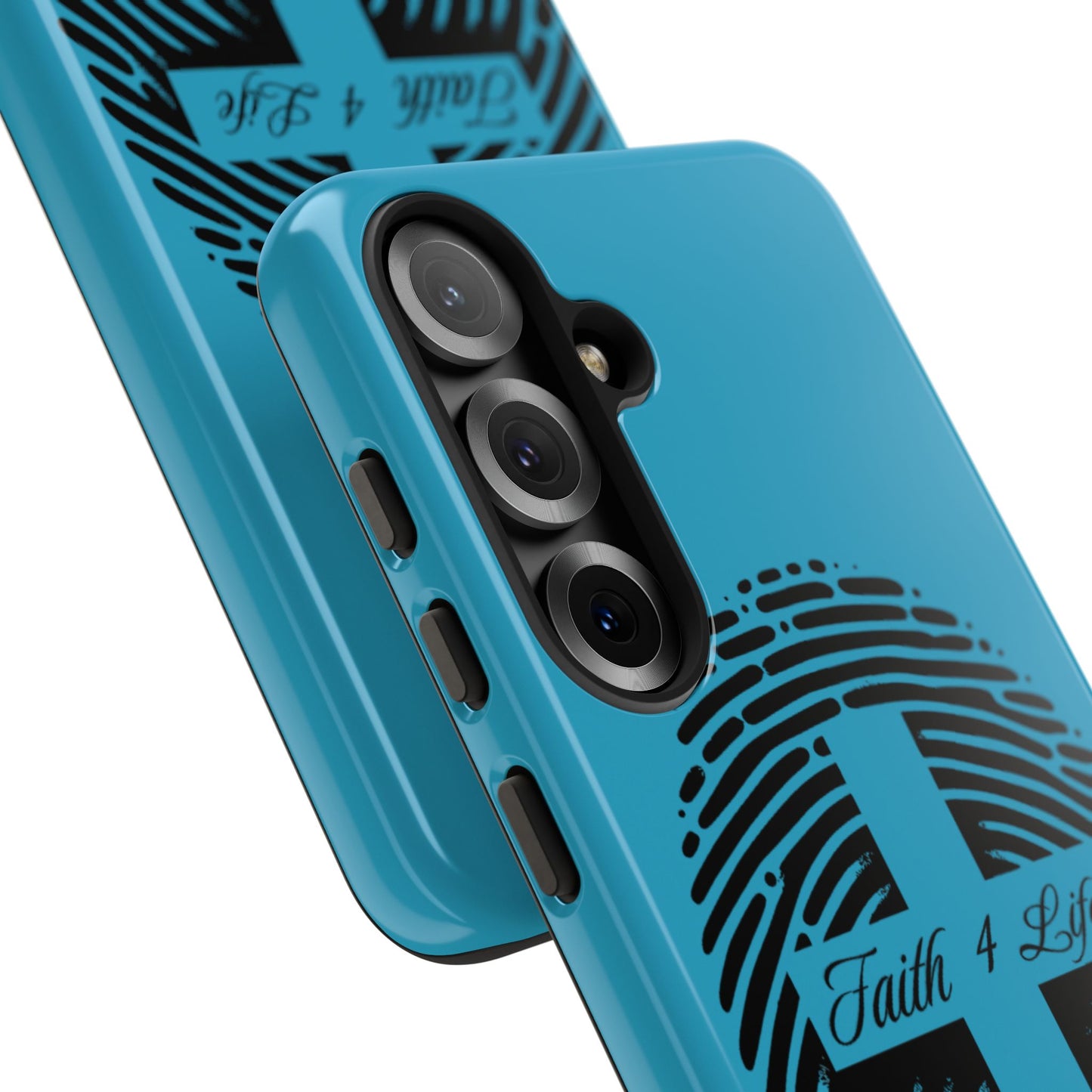 Faith-Inspired Tough Case for Phone, Cross Fingerprint Design, Durable Phone Case, Gift for Believers, Religious Accessory, Christian [...]