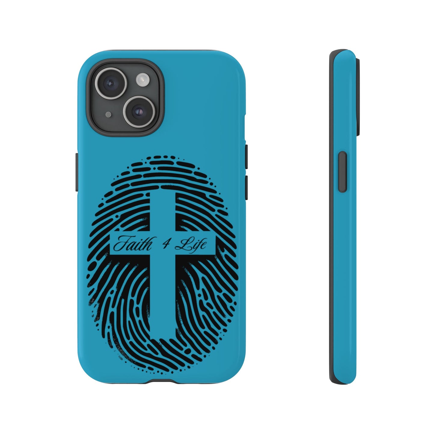 Faith-Inspired Tough Case for Phone, Cross Fingerprint Design, Durable Phone Case, Gift for Believers, Religious Accessory, Christian [...]