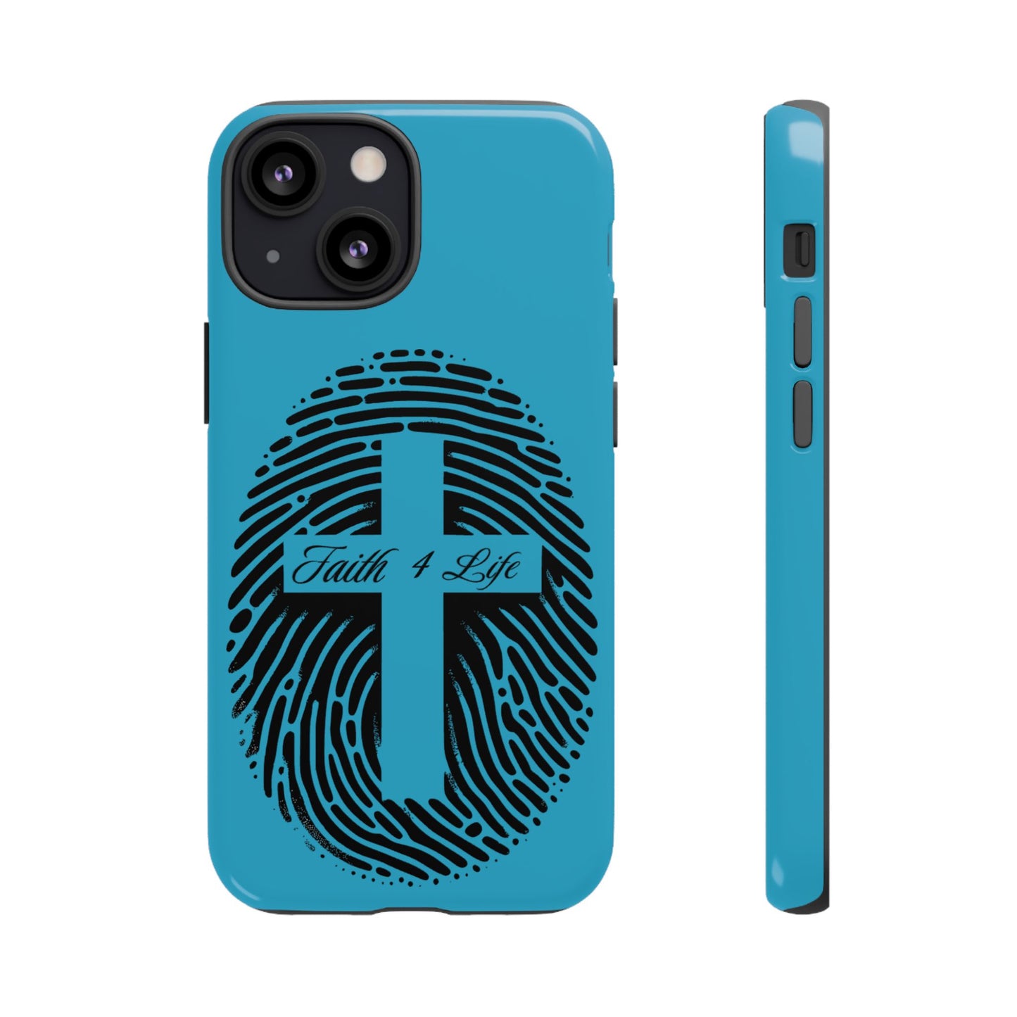 Faith-Inspired Tough Case for Phone, Cross Fingerprint Design, Durable Phone Case, Gift for Believers, Religious Accessory, Christian [...]