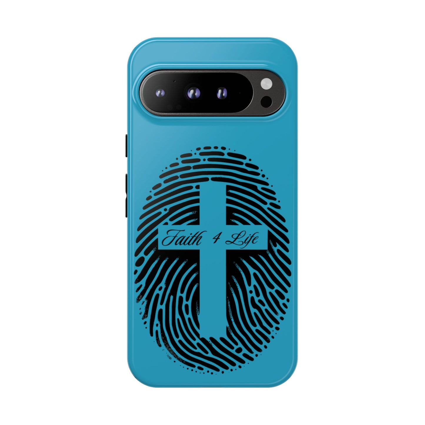 Faith-Inspired Tough Case for Phone, Cross Fingerprint Design, Durable Phone Case, Gift for Believers, Religious Accessory, Christian [...]