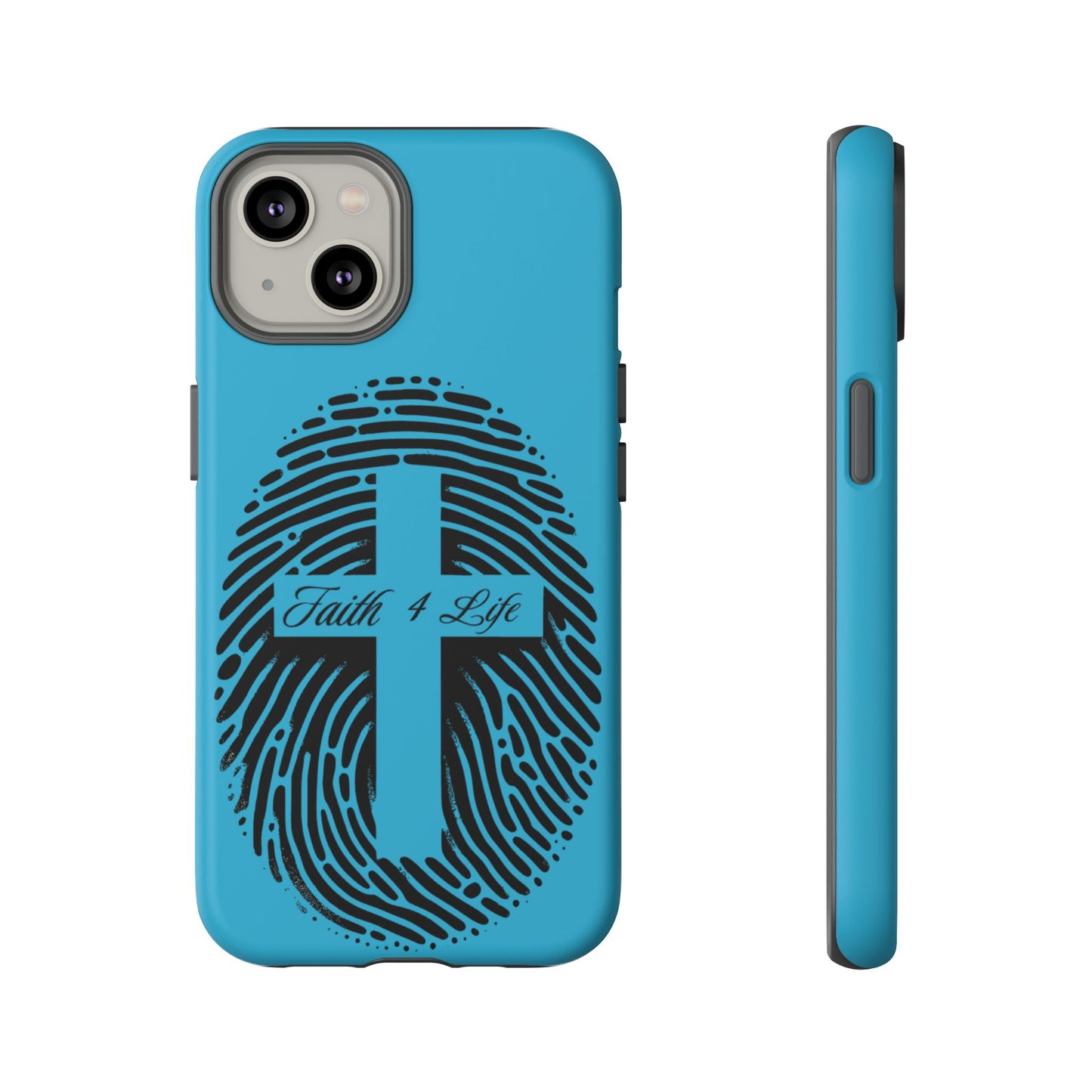 Faith-Inspired Tough Case for Phone, Cross Fingerprint Design, Durable Phone Case, Gift for Believers, Religious Accessory, Christian [...]