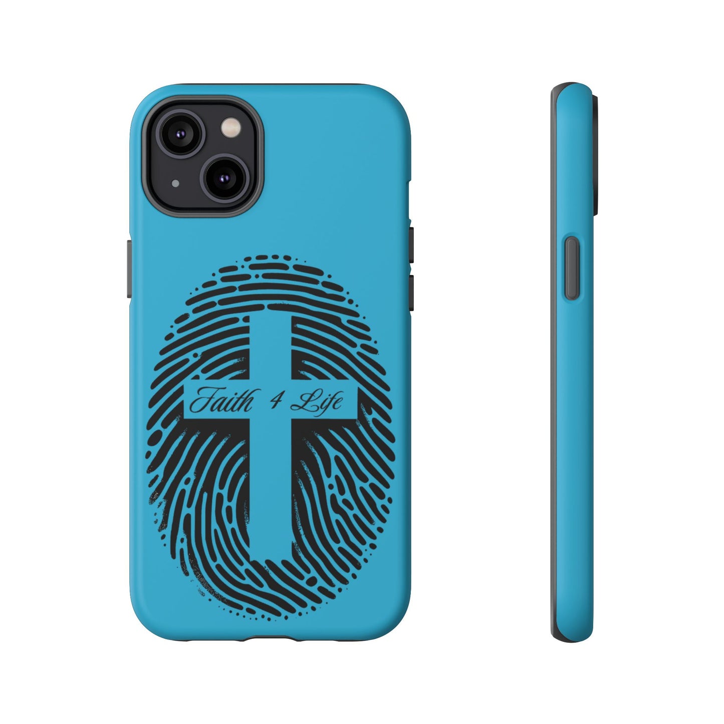 Faith-Inspired Tough Case for Phone, Cross Fingerprint Design, Durable Phone Case, Gift for Believers, Religious Accessory, Christian [...]