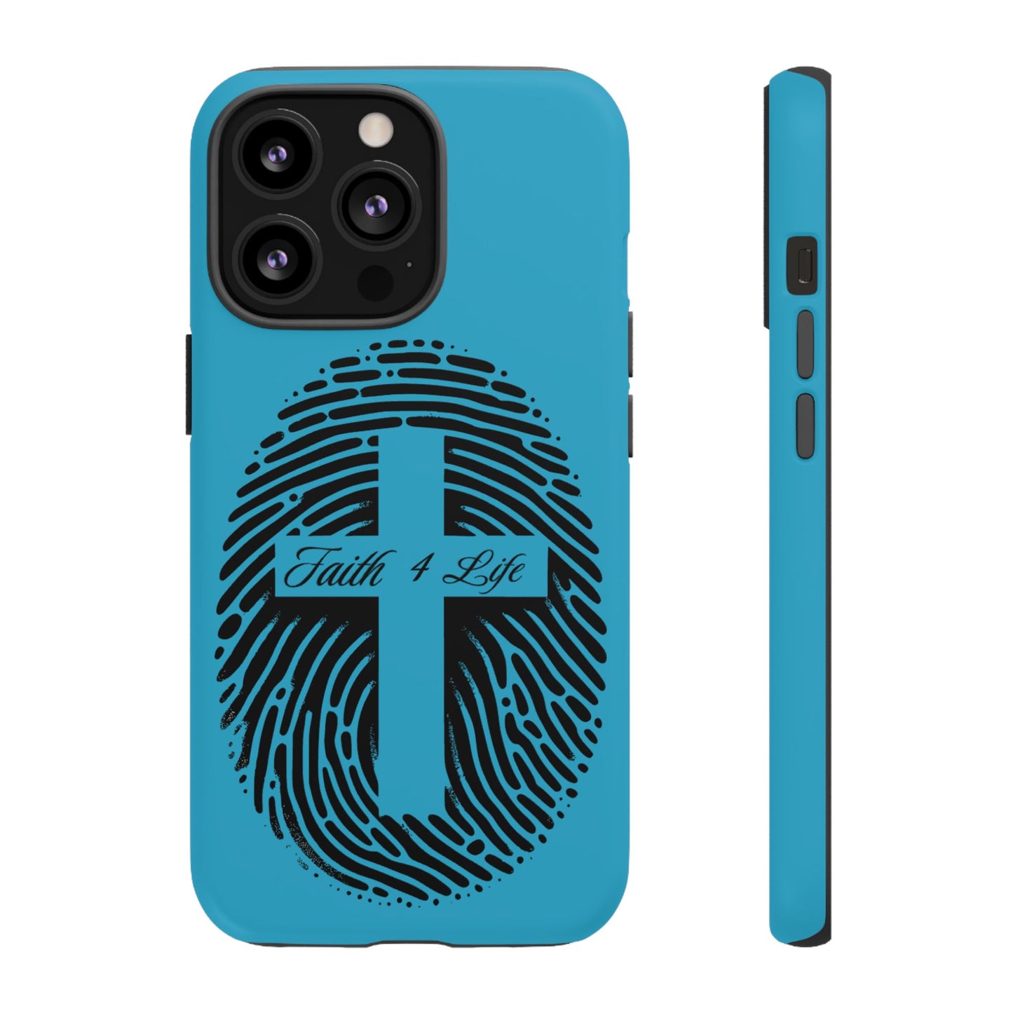 Faith-Inspired Tough Case for Phone, Cross Fingerprint Design, Durable Phone Case, Gift for Believers, Religious Accessory, Christian [...]